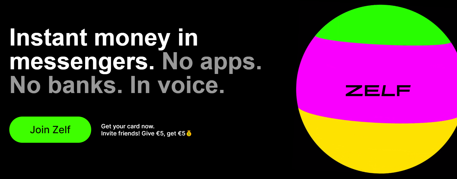 €5 FREE (£4.50) From Zelf [WAITLIST]