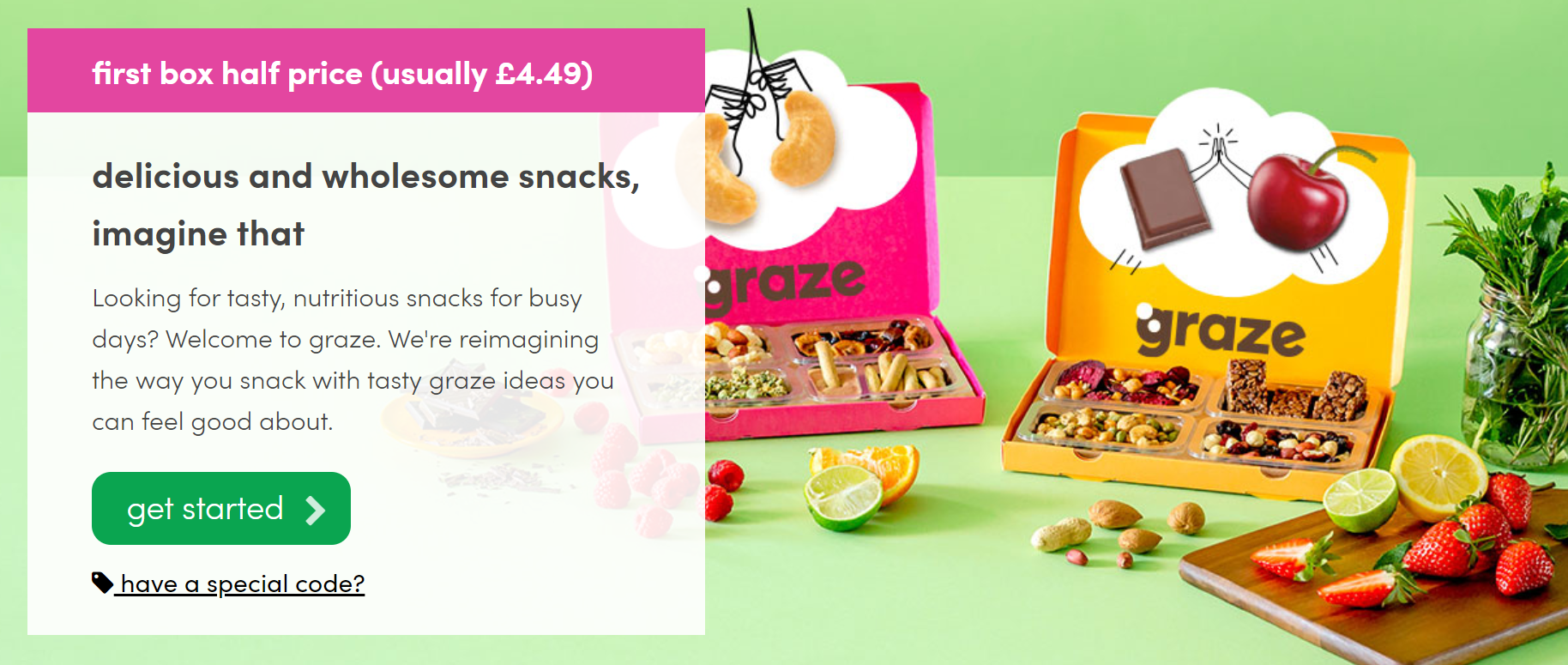 FREE Graze Box (Worth £4)